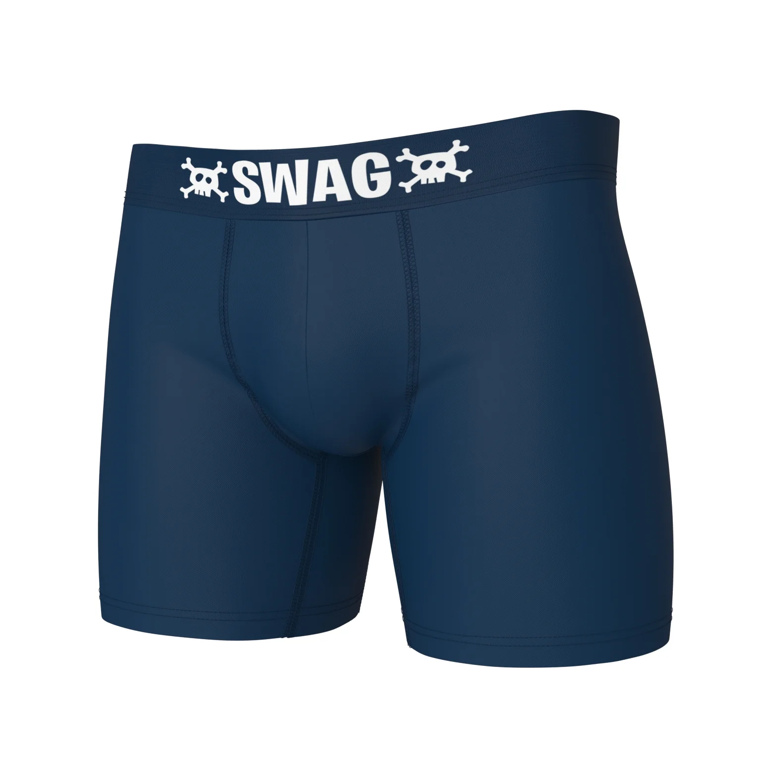 SWAG UnBasics® - Solid Navy Blue Boxers - Image 3