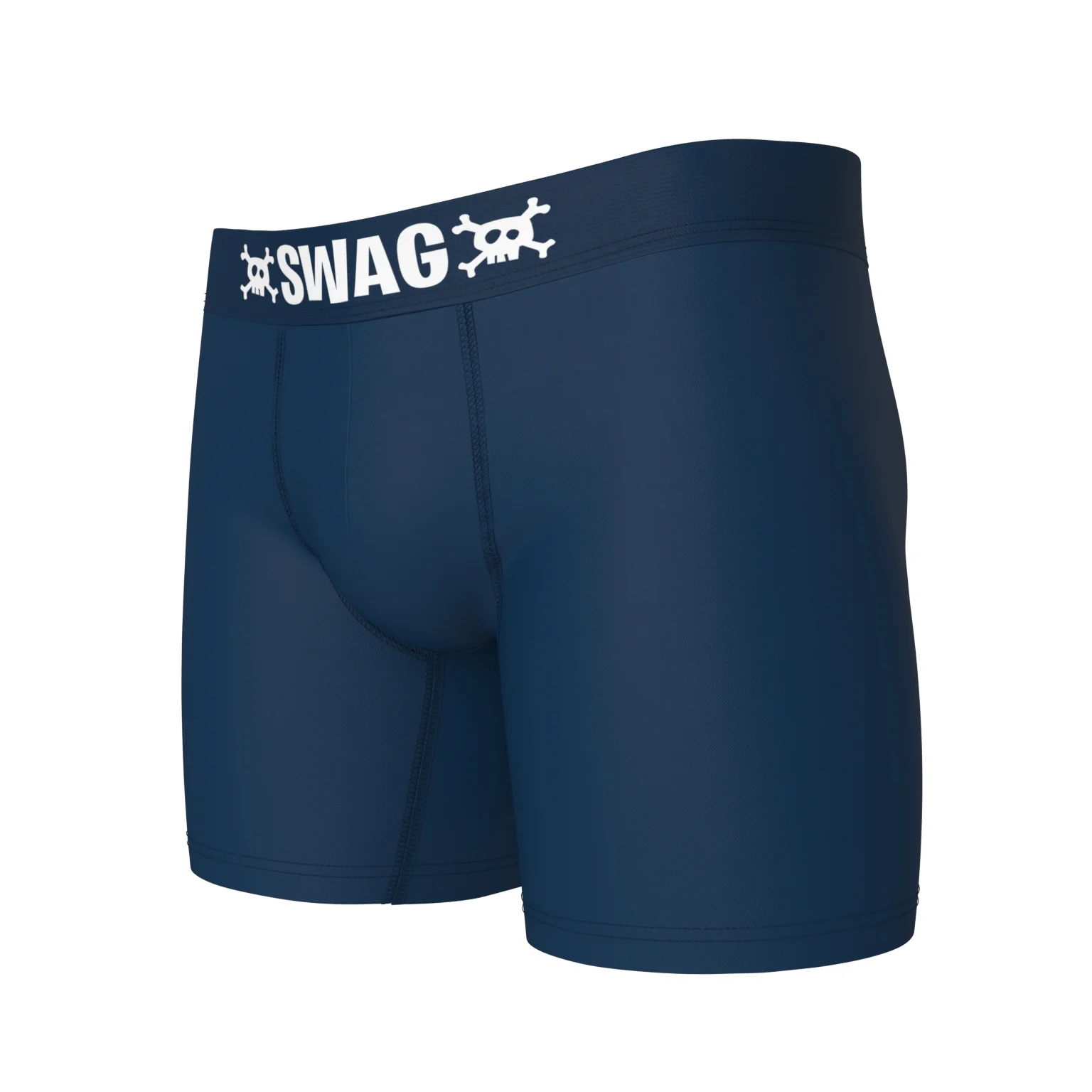 SWAG UnBasics® - Solid Navy Blue Boxers - Image 4