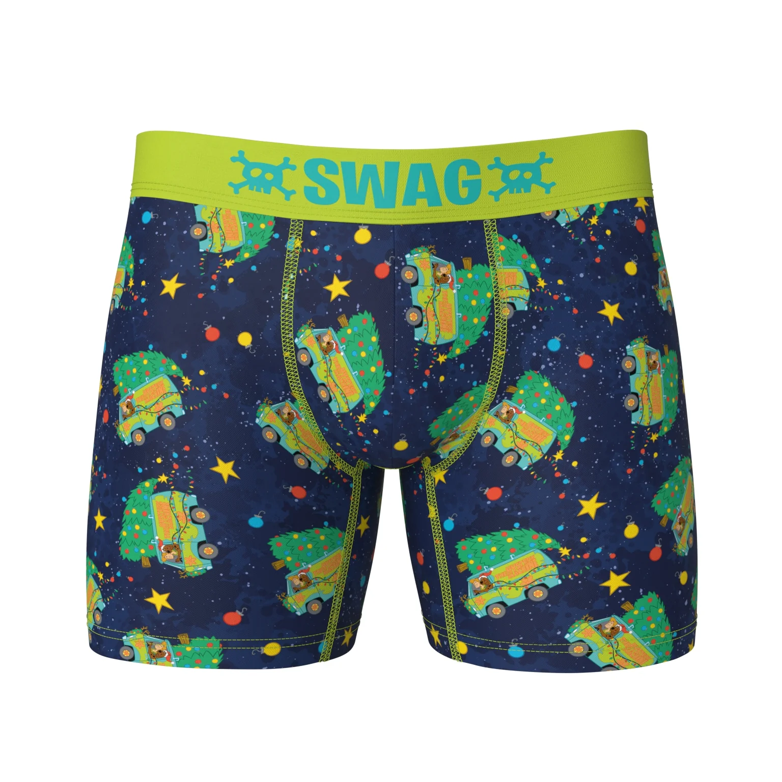 “Scooby-Doo: Xmas Mystery Machine” Holiday Boxer Briefs - Image 2